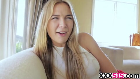 Big tits teen gets kinky with stepbro in bedroom