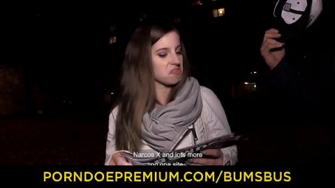BUMS BUS – Big Natural Tits Teen Amateur Vanda Angel Picked Up For Hardcore Sex In The Car
