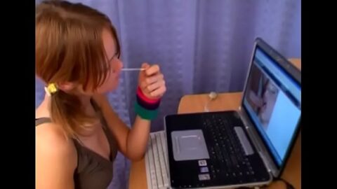 Magical teen Helena with curvy natural tits enjoys sensuous fuck