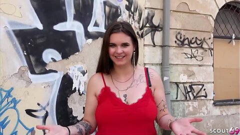 GERMAN SCOUT – CURVY BIG NATURAL TITS TEEN TAYLEE WOOD SEDUCE TO FUCK AT MODEL JOB