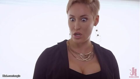 Stepdad Tommy and big boobs blond MILF stepmother Ryan Keely bind sexy petite blonde stepdaughter Eliza Jane and anal fuck her