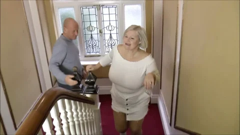 huge big granny tits fuck grandpas cock