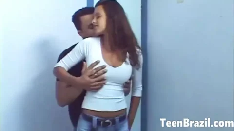 Natural Tits Brazilian Teen Girl Has Sex