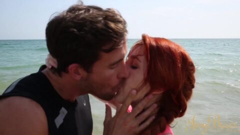 Redhead Hottie Amarna Miller Gets Covered In Cum After Fucking Her Boyfriend