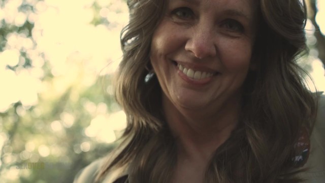 Sexy, hot, mature MILF park ranger gets caught by a young, lost hiker. -Roxy, the Park Ranger