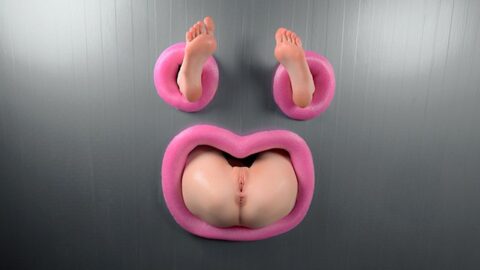 Gloryhole fuck that ass through the wall until her foot shake – pinkloving