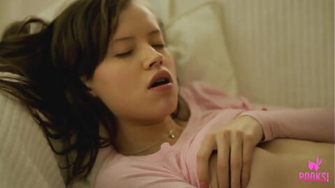 Lynn’s naked body gleams with lust as she rubs her massive natural tits, then plunges her glass dildo deep into her gushing pussy. She fucks herself hard, her slick hole swallowing every inch!