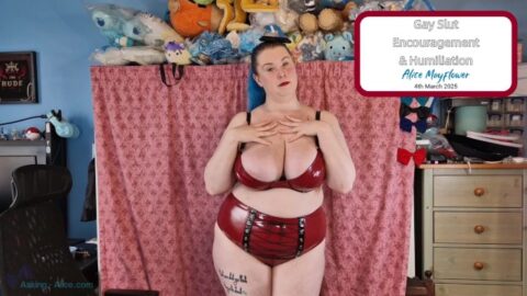 *** TRAILER ONLY *** Gay Slut Encouragement & Humiliation – Solo Girl