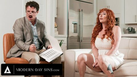 MODERN-DAY SINS – Pervert Therapist Is OBSESSED With Redhead MILF Lauren Phillips’s Stunning Body
