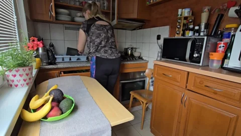 Wife Was Cleaning the Kitchen … But I Had Something Dirtier in Mind
