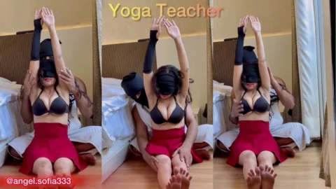 Zaalim Yoga Teacher Fucked Beautiful Fitness Girl During Training – india desi milf hindi talk mms sex videos