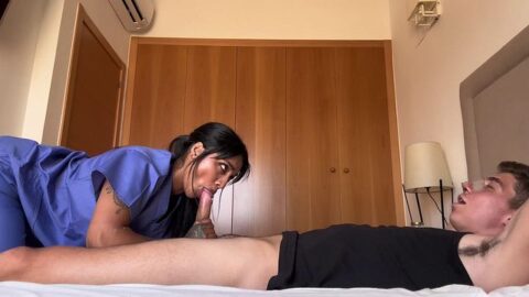Big titty nurse lets her patient cum inside her in the hospital – Yasmina Khan – Brady Bud