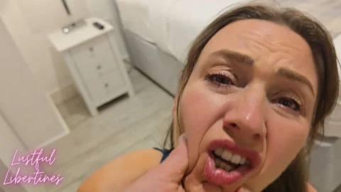 My tenant begged me not to cum inside her. She should have paid her rent!
