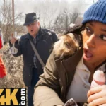 HUNT4K. We were caught by strangers during blowjob in public