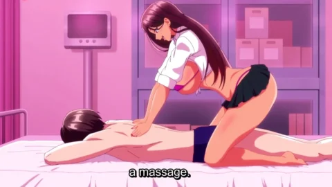 Slutty Student Seduces Her Teacher with an Erotic Massage (Hentai Anime) Eng Sub