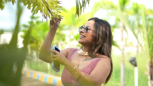 Tina Nandy with Boyfriend