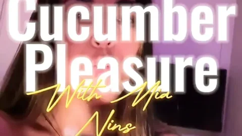 Cucumber Pleasure with Mia Nins – Solo Self Play Insert