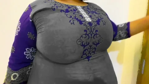 Desi Sexy Huge Ass & Big Tits Mother-in-law While Cleaning Room, Son-in-law Gets Hot Then Fucks Her