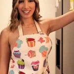 Horny Beautiful Maid Shoves a Thick Cucumber Into Her Tight Pussy in Her Boss’s Kitchen