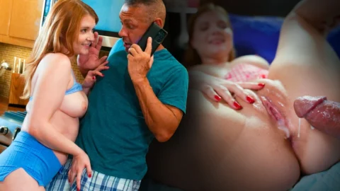 MyPervyFamily – Stepdad Can’t Resist Ginger’s Fluffy Muff – Harlow West