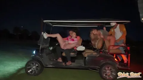 Public Outdoor Interracial Orgy