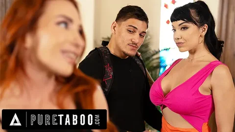 PURE TABOO Irritated Divorced Little Puck Seduces Bad-Mouthing Acquaintance’s S