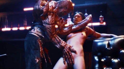 Stranger Things Parody – Cute Asian Girl Mind Controlled & Finger Fucked by Nightmare Monster