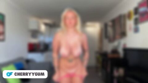 Petite Teen | Trys on See Through Lingerie *NUDE*
