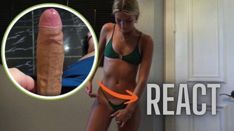 React: College GF Gets Nutted on After Pool Day