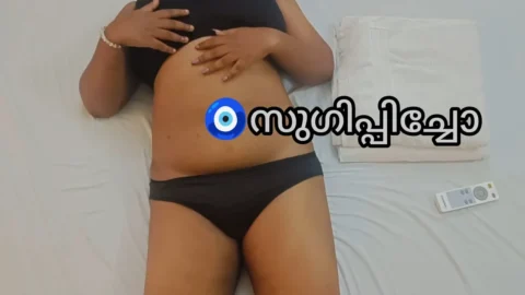 A Beautiful Village Woman in a Black Bra Dress is having Sex with Her Lover
