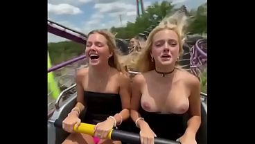 Bikini goes away showing big boobs – AI Generated