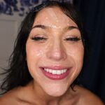 BJRAW Alexa Chains covered with a HUGE facial cumshot