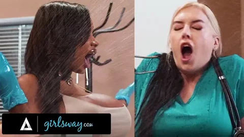 BFF Receives Intimate Exam and Intense Release