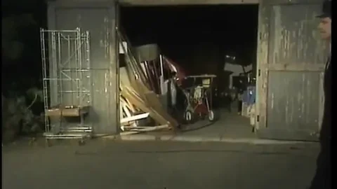 Dude plows tall busty blonde on bale of hay