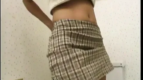 Hot Blonde Beauty with Big Natural Knockers Samantha Sterlyng Get Drilled in the Toilet