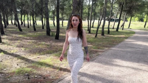 I fucked a stranger outdoors!!