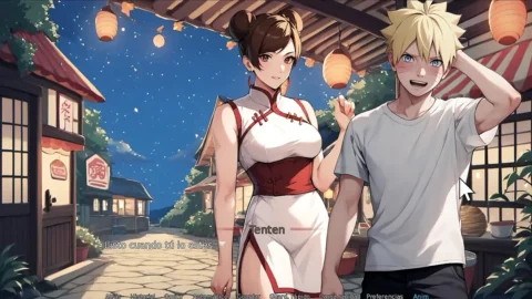 Kunoichi TenTen enjoys sucking