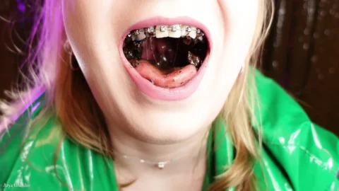 Mukbang Video: Eating Car (mouth Tour Devour Fetish Chewing)