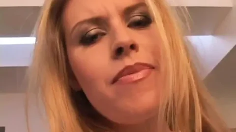 Stunning busty blonde lady gets her tight wet asshole screwed by giant black cock