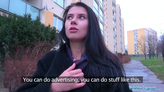 Public Agent Big dick fucks sexy Russians perfect body for cash
