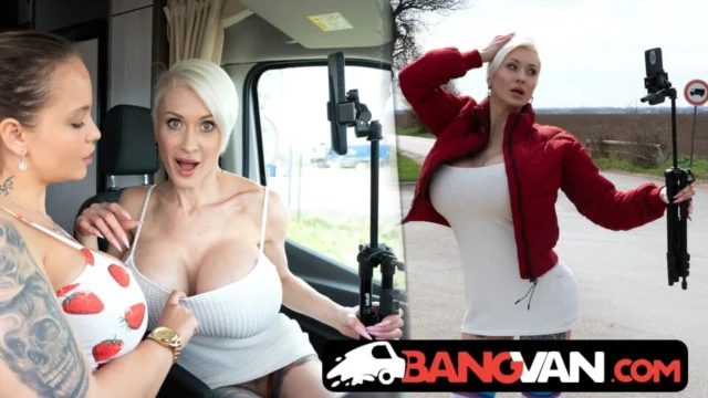 BangVan – Insane threesome sex with busty MILFs Tanya Virago and Jennifer Mendez