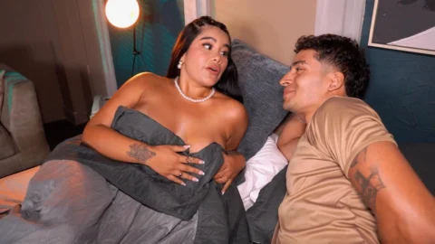 Due to a hotel mix-up, my stepson gets his delicious cock inside me – Issane & Thiago Lopez