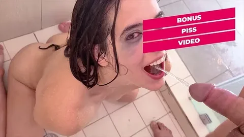 Nasty Milf Slut Abbie Maley Roughly Fucked by Big Cock and Getting Piss
