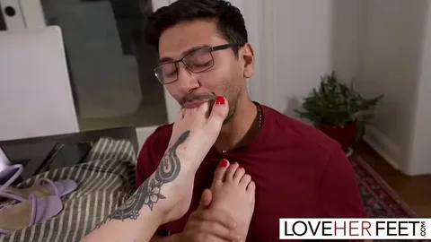 Sensual Encounter Unfolds in Intimate Casting Scene