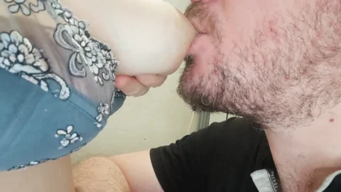 Sucking Breastmilk Adult Breastfeeding Milking Milky Tits