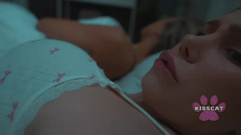 Hot MILF and gorgeous teen share bed and catch you in the act!