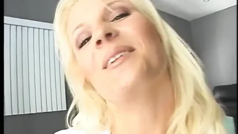 Nasty Blonde Chick Gets Assfucked Hard Before a Facial