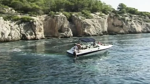 Pretty German babes getting fucked on the yacht