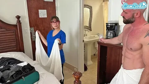 Towel Drop Leads to Unexpected Encounter