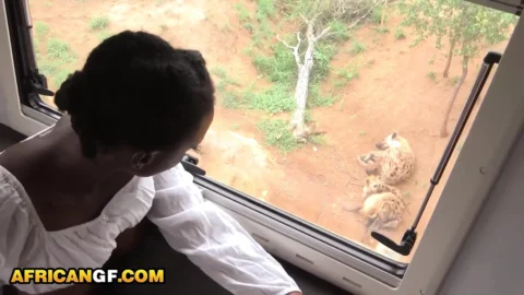 I knew my EBONY GF was excited about this trip… she ended up thanking me with her tight PUSSY